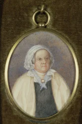 Mary Reibey asszony ovális portréja (wc elefántcsonton)